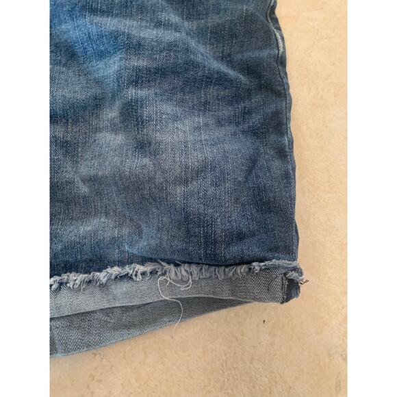 signature by Levis cuffed hem denim shorts womans size 16 high rise - Picture 5 of 9